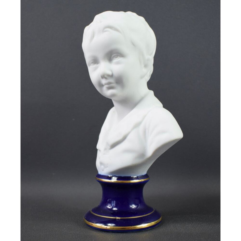 Vtg Tharaud  Limoges Bisque Bust of Alexandre Brongniart by Houdon - Picture 3 of 6